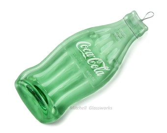 Vintage Coca Cola Melted Bottle Spoon Rest for Coke Collector by Mitchell Glassworks