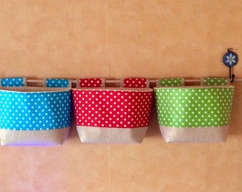 Hanging Fabric Bin, Wandutensilo