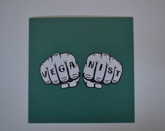 Vegan card FREE shipping in UK!