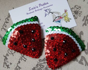 Watermelon nipple pasties