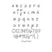 Cross stitch pattern alphabet font DISNEY PDF Instant download
