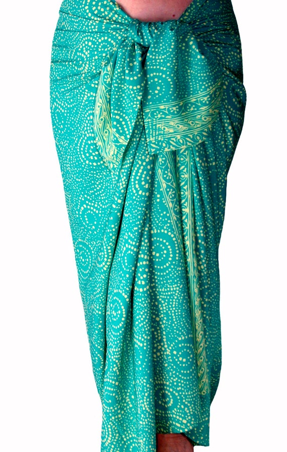 Beach Sarong Wrap Womens Clothing Batik Sarong Wrap Skirt