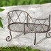 Miniature Iron Kissing Bench