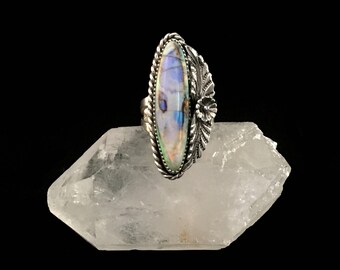 Large Oval Monarch Opal Ring