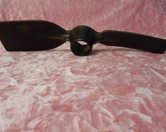 1800's Mattock Pick/Hatchet Grub Hoe Iron Head