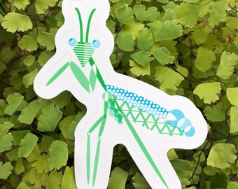 Praying Mantis Sticker