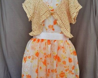 Orange dress with Bolero