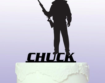 D22629 Hunting cake topper | Etsy
