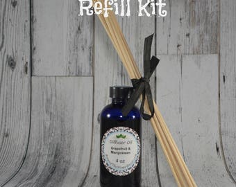 Choose a Scent Reed Diffuser Refill Oil and Reeds