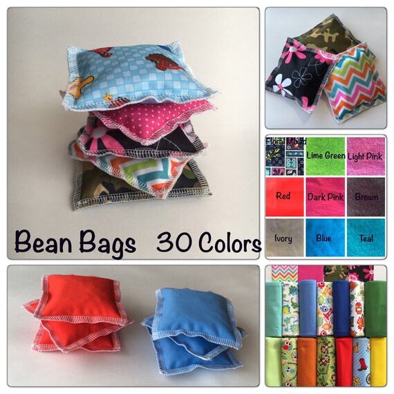 Bean Bags in 30 Colors 3x3 Choose Your Color and