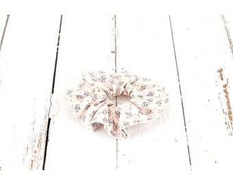 Cotton elastic scrunchie organic cherry blossoms