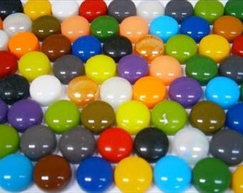 Mosaic gems Mix. Round Mosaic Gems backed. Add a little somthing to your mosaic with these use inside or out