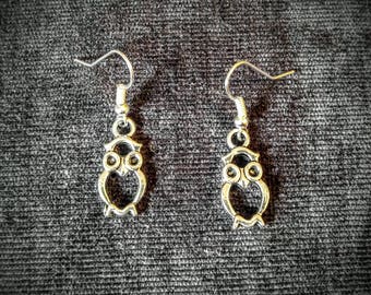 BOGO! Silver Owl Earrings