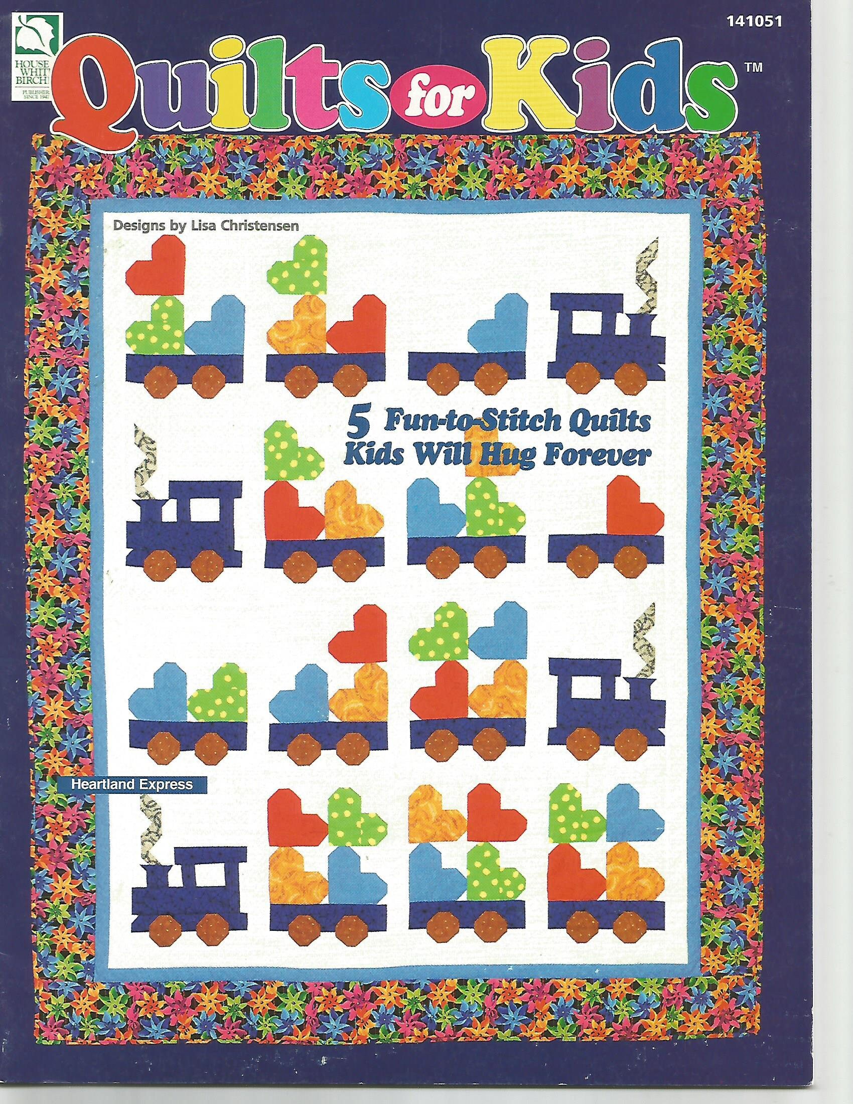 Quilts for Kids Quilting Pattern Book from TotallyGemini on Etsy Studio