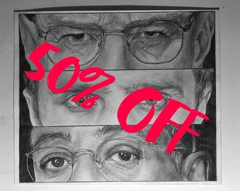 Breaking Bad Faces Drawing