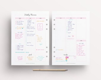 weekly printable planner