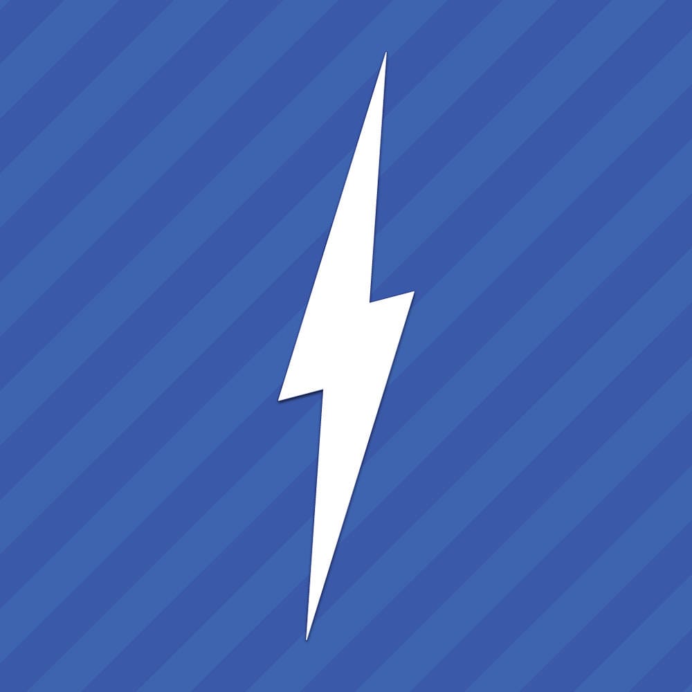 Lightning Bolt Vinyl Decal Sticker