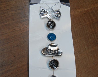 6 Western Button Covers - NONY New York - Vintage 1980s