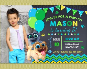 Puppy Dog Pals Invitation. Puppy Dog Pals Party Invitation. DIY Puppy Dog Pals Birthday Party. Puppy Dog Pals Printable. DIGITAL FILE.