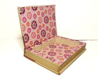 Hollow Book Safe The Belle Epoque The Beautiful Era Cloth Bound vintage Secret Compartment Security hiding place