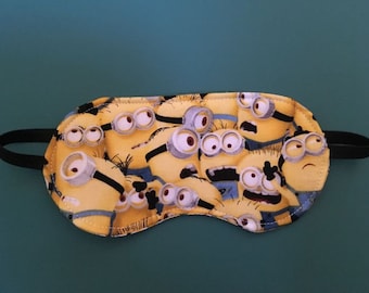 New MINIONS Sleep MASK Eye Sleepwear Blindfold Cartoon Clothes