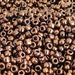 6/0 Matsuno Dark Bronze Glass Seed Beads 10-Grams Metallic Glass Beads