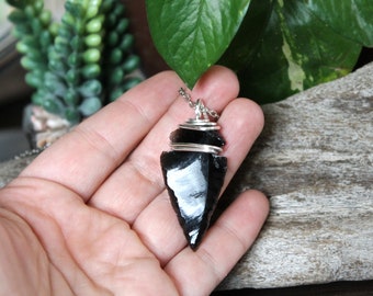 Stone Arrowhead Necklace - Hippie Jewelry - Natural Stone Necklace - Boho Jewelry - Hippie Festival Fashion Gypsy Jewelry Bohemian Necklace