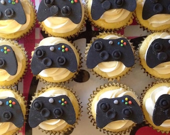Xbox Controller Cupcake Toppers
