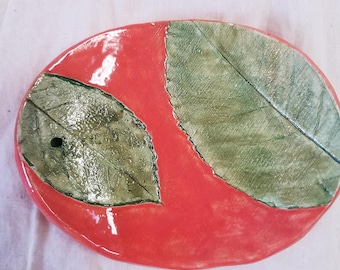 Two Leaves Incense Burner