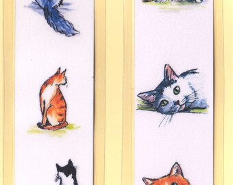 Cute Printable Bookmarks Cat Bookmarks Printable Cats