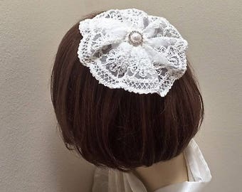 Ladies Off White Kippah, White Crochet Kippa, Girl's White Yarmulke, Off White Kippot