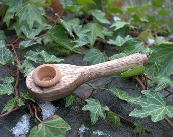 Maple and Oak Smoking Pipe, Smoking Accessories, Wood Pipe, Wooden Pipe For Smoking