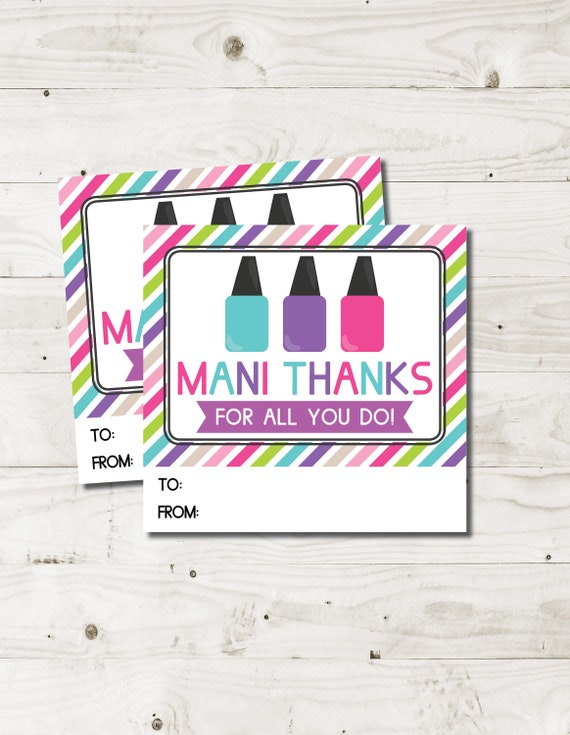 Gratifying image inside mani thanks free printable Remarkable image throughout mani thanks free printable