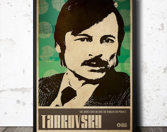 Andrei Tarkovsky Film Director Poster