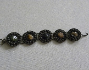 vintage stone bracelet