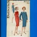 Vintage 1950s Juniors' Fitted Dress / Jumper with Matching Jacket Pattern Butterick 8713 Size 13 New FF