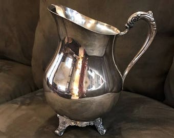Silverplate Water Pitcher