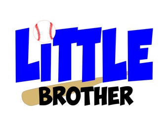 little brother svg - baseball svg - baseball svg files - svg file - svg files - baseball cut file - baseball brother - baseball files