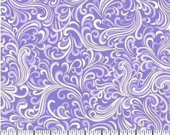 QUILTING COTTON FABRIC Breezeway Purple End of Bolt Sale #507-2
