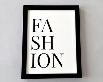 Fashion art print | Etsy
