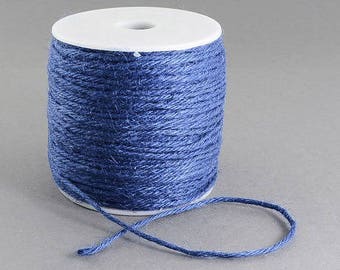 5 m blue creating jewelry or other Ø 2 9 mm hemp cord