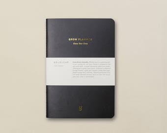 The Grow Planner: A Cannabis Grower's Weekly Planner, Guided Pages, Cultivation References, Marijuana / Weed Notebook by Goldleaf