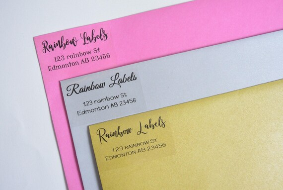 Change of address labels uk