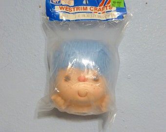 Westrim Craft Doll Head and Hands Style 9602 Mitzy Head & Hands 4" Vintage Craft Supplies