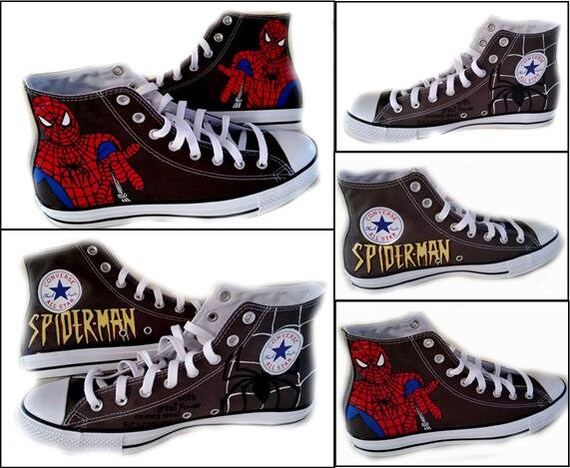 converse hombre araña converse hombre araña