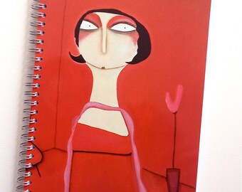 Notebook A5 Mrs. Wosniak blank sketchbook notebook