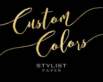 CUSTOM COLORS for ANY Art Print Design