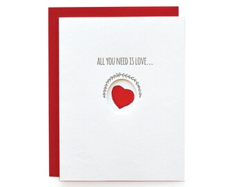 Chocolate - letterpress card