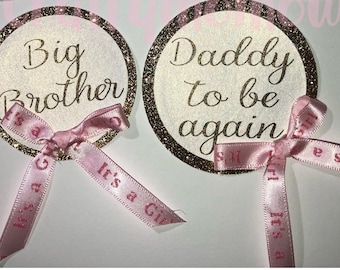 Baby shower pin | Etsy