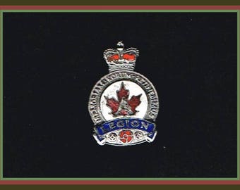 Royal Canadian Legion Lapel Pin - RCL Brooch